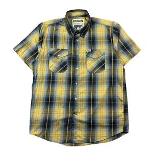 Dixxon Flannel Company Shirt Men Large The Kid Pearl Snap Bamboo Blend Button Up